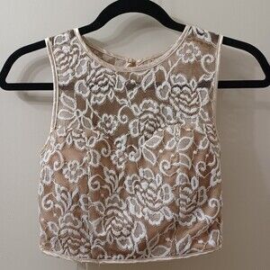 Emerald Sundae Vintage Crop Top sz 3